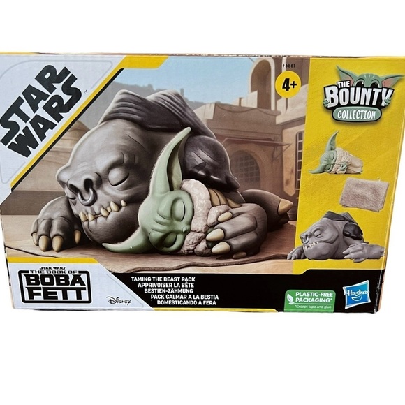 Star Wars Bounty Collection Taming the Beast Grogu & Rancor Action Figure Set - Picture 2 of 4